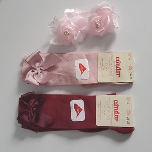 Condor Cotton Casual Knee High Socks Size 4 / Shoe Size 23-26